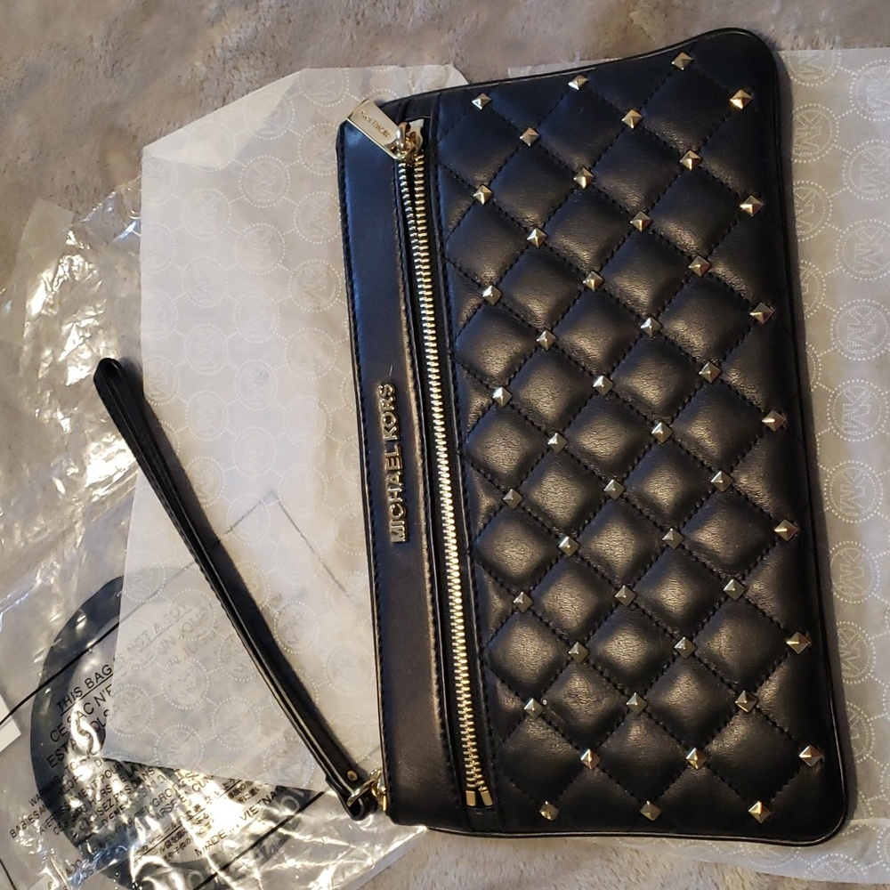 Michael Kors gold studded wrislet